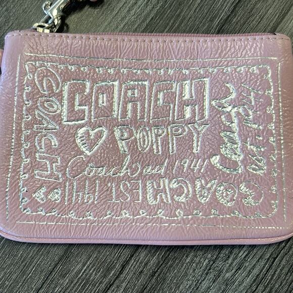 Coach Poppy Wristlet Wallet/Coin Purse - Picture 2 of 7